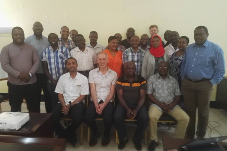 Workshop participants in Morogoro in  May 2018, Tanzania